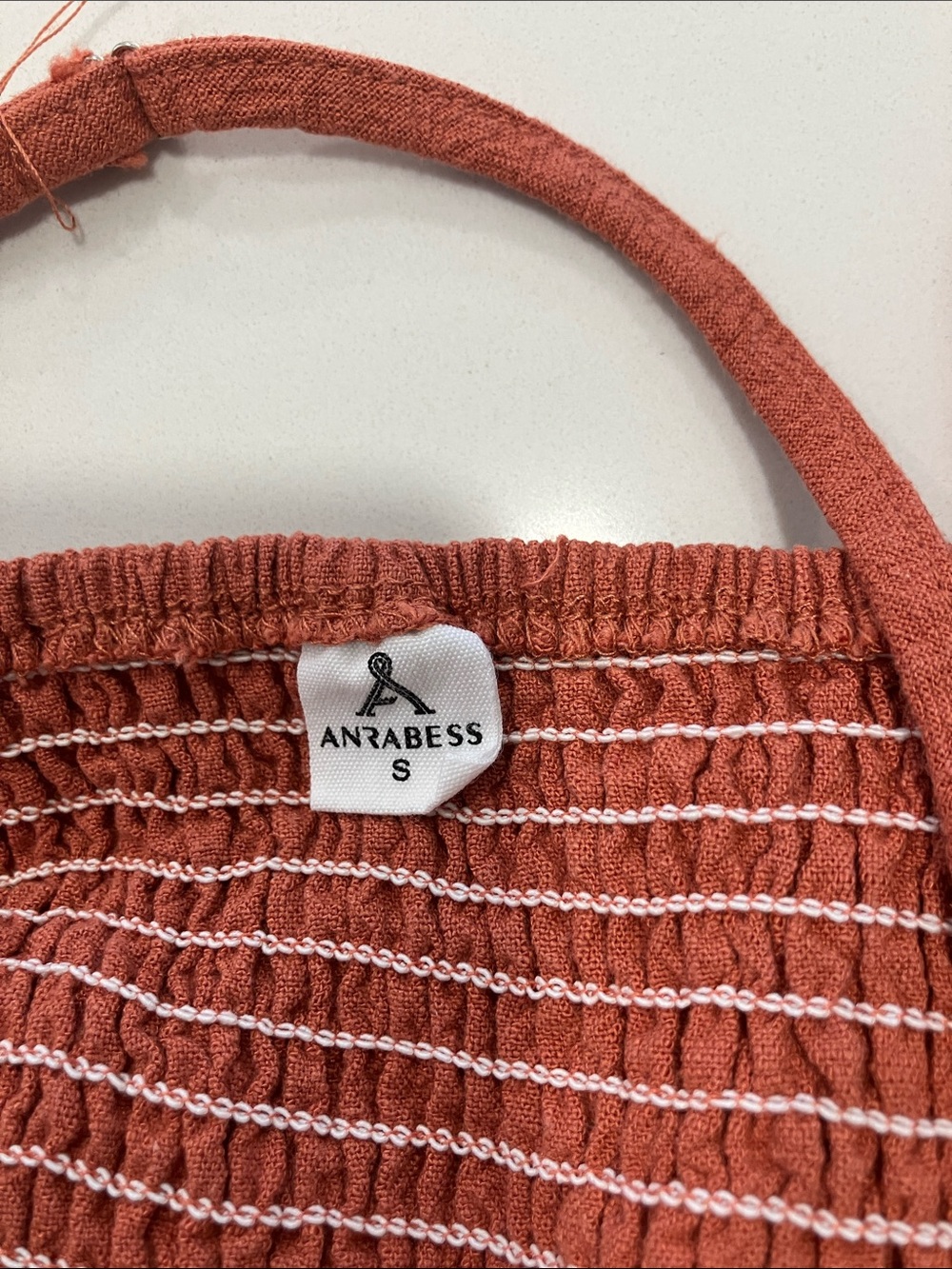 One-Shoulder Wide-Leg Jumpsuit in Rust - Picture 2 of 7